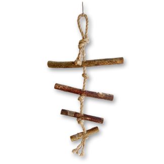 Гойдалка Лазалка дерев'яна для папуг 30 см