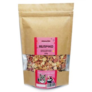 Яблучко сушене для гризунів та папуг