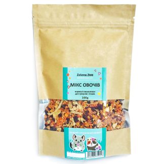 Мікс Овочів сушених для гризунів та папуг