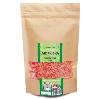 Морква сушена для гризунів та папуг