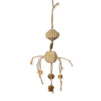 Іграшка для папуги з картону 02