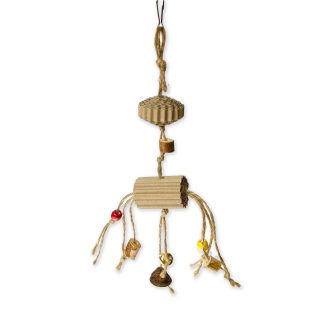 Іграшка для папуги з картону 03