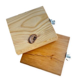 Поличка дерев'яна 12 см тріщинки