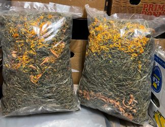 Сіно з овочами та квітами 500 г