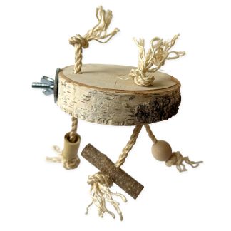 Поличка спил з канатами сизаль